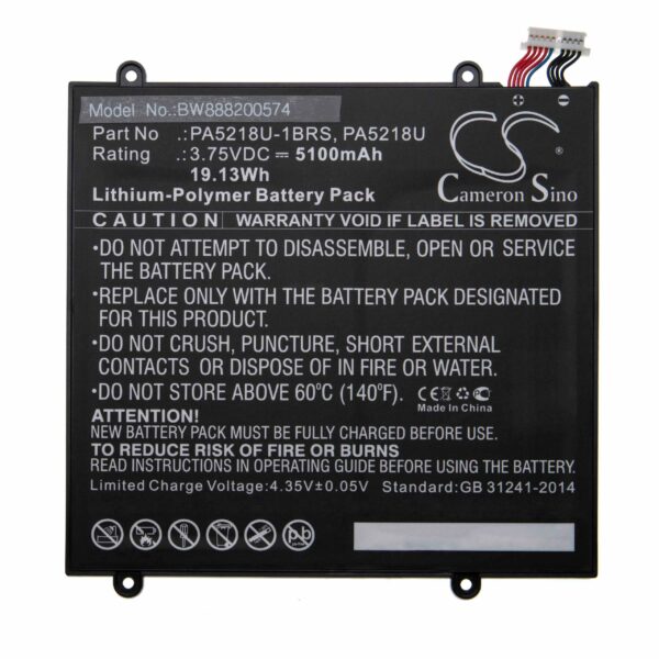 Toshiba PA5218U-1BRS 5100mAh